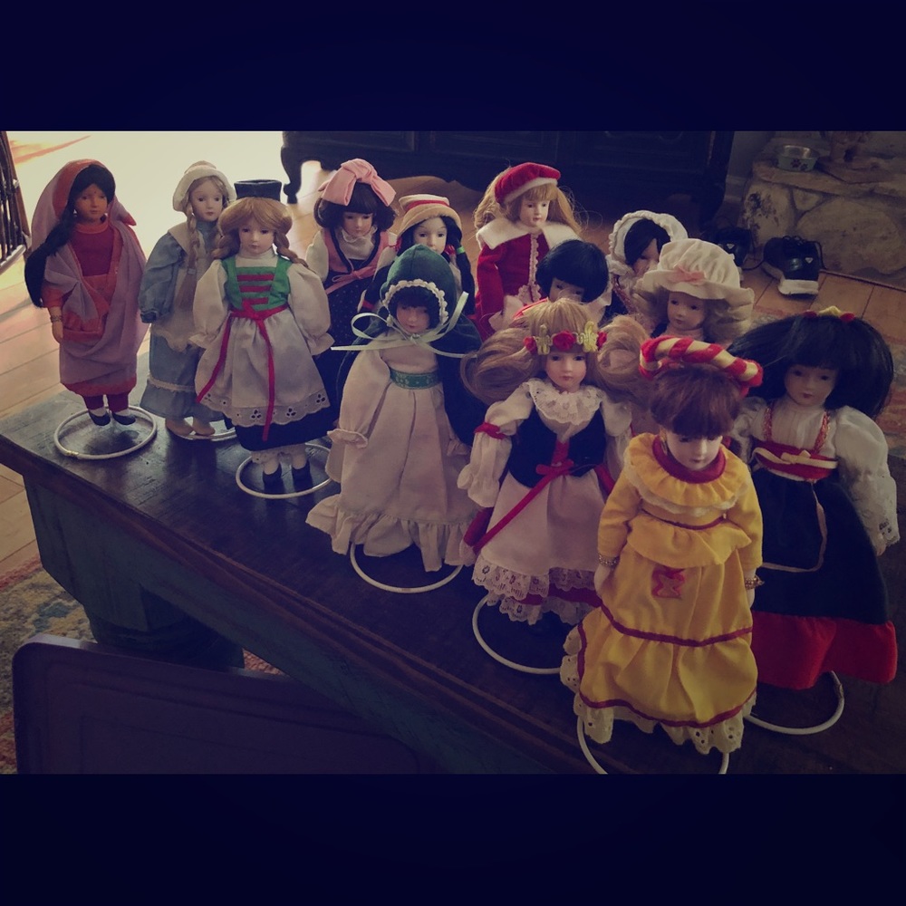Russ Porcelain International Dolls